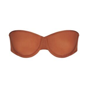 32D - WEIGHTLESS STRAPLESS BRA in color BRONZE - NEVER WORN EXCEPT TO TRY ON